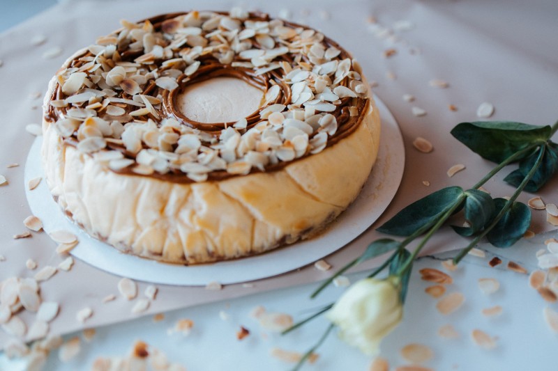 Cheesecake with kajmak